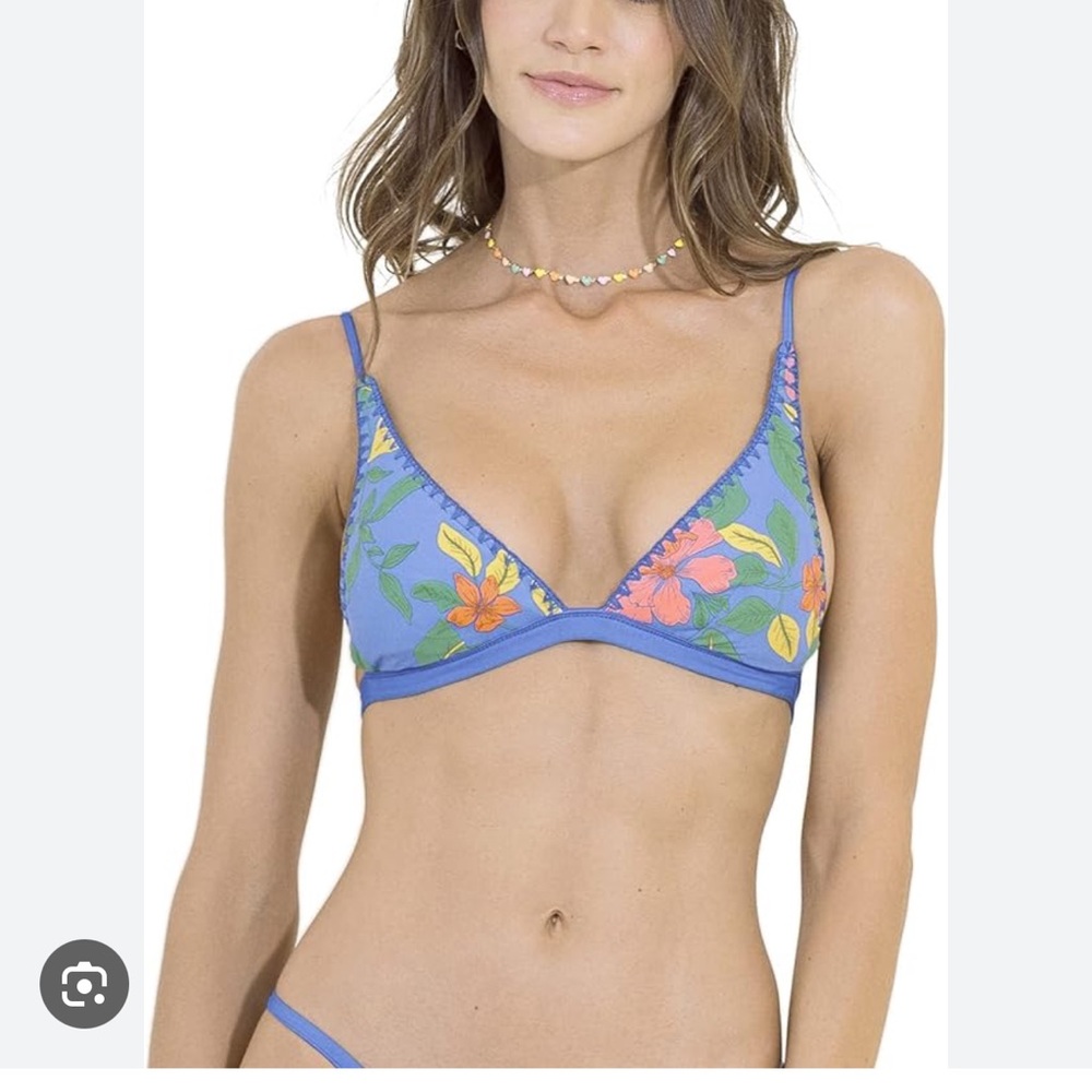 ✨NEW✨Maaji Vibrant Blue and Orange Bikini with Triangle Cut